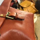 Lkblock Soft Genuine Leather Women Messenger Bag Female Real Leather Crossbody Shoulder Bags Small Handbag Retro Phone Bag for Girls