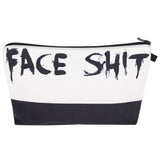 Lkblock cosmetic organizer bag Face Shit 3D Printing Cosmetic Bag Fashion Women Brand makeup bag