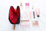 Lkblock 1 pc Solid Cosmetic Bag Korean Style Women Makeup Bag Pouch Toiletry Bag Waterproof Makeup Organizer Case necessaire