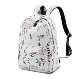 Lkblock Fashion Waterproof Women Flower Backpack School Bags For Teenagers Girls Laptop Rucksack Bookbags Travel Bagpack Mochilas