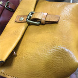 Lkblock Soft Genuine Leather Women Messenger Bag Female Real Leather Crossbody Shoulder Bags Small Handbag Retro Phone Bag for Girls