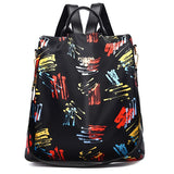 Lkblock Fashion Anti-theft Women Backpacks Famous Brand High Quality Waterproof Oxford Women Backpack Ladies Large Capacity Backpack