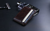 Lkblock New Arrival High Quality Leather Magic Wallets Fashion Small Men Money Clips Card Purse Thin Cash Holder 3 Colors