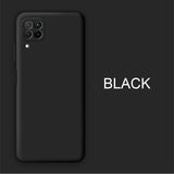 Lkblock New Camera Protector Liquid Silicone Phone Case For Samsung Galaxy A12 A42 A22 4G 5G Original Soft Back Cover A 12 42 2021 2020