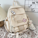 Lkblock Small Backpack Women Cute Multifunctional Dual-use School Bags for Teenage Girls Student Kawaii Mini Travel Backpacks Ruckpack