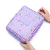 Lkblock Printing Makeup Bags With Multicolor Pattern Women Cosmetic bag Case Make Up Organizer Toiletry Storage Travel Wash Pouch