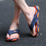 Lkblock High Quality Men's Shoes For Male Slippers Plus Size 40-45 Fashion Summer Men Flip Flops Outdoor Soft Casual Shoes Men