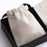 Lkblock Higher Quality Sew Cotton Jewelry Gift Bags 5x7cm(2"x2.75") 7x9cm 11x14cm 15x20cm(6x8in) Makeup Pouches Custom Logo Sack
