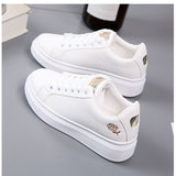Lkblock 2022 Women Casual Shoes New Spring Women Shoes Fashion Embroidered White Sneakers Breathable Flower Lace-Up Women Sneakers