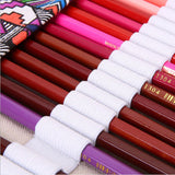 Lkblock 12/24/36/48 Holes Roll Colored Pencil Case Kawaii School Office Supplies Pen Bag For Kids Cute Large Pencil Cases Box Stationery