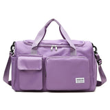 Lkblock Women Travel Bag New Fitness Sport Handbag Dry Wet Separation Nylon Duffel Bag Large Capacity Swimming Purse