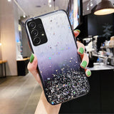 Lkblock Bling Glitter Star Case For Samsung Galaxy S21 S20 Plus Ultra FE A21S A31 A51 A71 A02S A22 A32 A42 A52 A72 A03S A11 Back Cover
