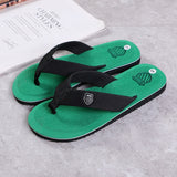 Lkblock Men Summer Flip Flops Beach Sandals Anti-slip Casual Flat Shoes High Quality Slippers home slippers for men