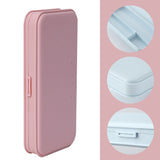 Lkblock Large Capacity Frosted PP Pencil Case Macaron Color Student Stationery Pen Box Office Multifunction Storage Organizer Kits Tool