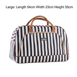 Lkblock Women Travel Bags Fashion PU Leather Large Capacity Waterproof Print Luggage Duffle Bag Men Casual Travelling Weekend Bags
