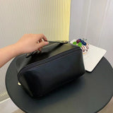 Lkblock Women Travel Cosmetic Bag PU Leather Make Up Pouch Large-capacity Travel Wash Toiletry Organizer Purse Cosmetic Bag Storage Bag