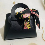 Lkblock Leather Favour Bag With Scarf For Wedding Party Easter Decoration Baby Shower Ramadan Eid Mubarak Candy Cosmetics Gift Packaging