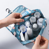 Lkblock Hook Cosmetic Bags For Women Travel Makeup Pouch Waterproof Toiletries Storage Bag Ladies Neceser Make Up Organizer Beauty Bag