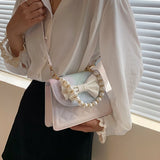 Lkblock New Y2k Small Side Bag for Women Fashion Mini Party Clutch Bags Beach Travel Cross Body Handbags Luxury Korean PU Leather