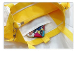Lkblock Fashion Women Shoulder Bag Pink Student Handbag Womens Canvas Bag Shopping Tote Bag Crossbody Bags Mochilas Bolsos