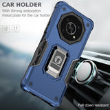Lkblock  Shockproof Armor Case for Honor X9 5G X30 Silicone + PC Metal Ring Stand Phone Back Cover for Huawei Honor Magic 4 Lite