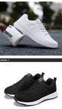 Lkblock Wedges Shoes for Women Sneakers Mesh Breathable Casual Female Shoes Flat Light Lace-Up Summer Running Shoes Woman Vulcanize Shoe