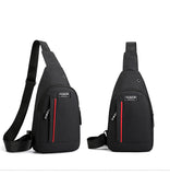 Lkblock Men Multifunction Shoulder Bag Fashion Crossbody Bag On Shoulder Travel Sling Bag Pack Messenger Pack Chest Bag For Male