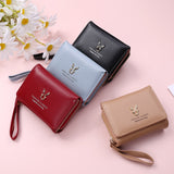 Lkblock New Fashion Women's Wallet Short Women Coin Purse Wallets For Woman Card Holder Small Ladies Wallet Female Hasp Mini Clutch