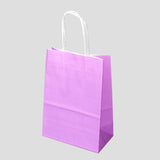 Lkblock 10/30/50pcs DIY Multifunction soft color paper bag with handles Festival gift bag shopping bags kraft paper packing bag