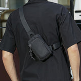 Lkblock Mens Shoulder Bag Small Cross Sports Outdoor Men Chest Bag Man Sling Crossbody Bag for Male Casual Handbag Travel Phone Bags