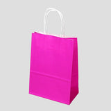 Lkblock 10/30/50pcs DIY Multifunction soft color paper bag with handles Festival gift bag shopping bags kraft paper packing bag