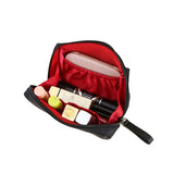 Lkblock 1 pc Solid Cosmetic Bag Korean Style Women Makeup Bag Pouch Toiletry Bag Waterproof Makeup Organizer Case necessaire