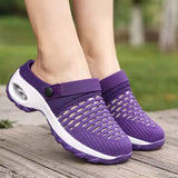 Lkblock 022 New Women Shoes Casual Increase Cushion Sandals Non-slip Platform Sandal For Women Breathable Mesh Outdoor Walking Slippers