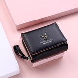 Lkblock New Fashion Women's Wallet Short Women Coin Purse Wallets For Woman Card Holder Small Ladies Wallet Female Hasp Mini Clutch