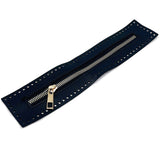 Lkblock 1PCS DIY Zipper For Woven Bag Hardware PU Leather Zipper Sewing Accessories 55cm Metal Zipper For Clothes Shoes Supplies