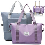 Lkblock Large Capacity Folding Travel Bags Waterproof Luggage Tote Handbag Travel Duffle Bag Gym Yoga Storage Shoulder Bag Dropshipping