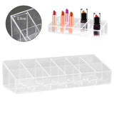 Lkblock Acrylic Organizer for Cosmetics Transparent Eyebrow Pencil Brush Holder Makeup Organizer Boxes Brush Containers Storage Box