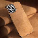 Lkblock Luxury Lambskin Leather Phone Case For iPhone 13 12 11 Pro Max Mini X XS XR 7 8 Plus SE 2 Retro Solid Color Soft Silicone Cover