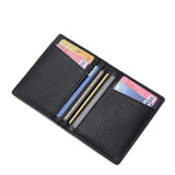 Lkblock Super Slim Soft Wallet 100% Genuine Leather Mini Credit Card Wallet Purse Card Holders Men Wallet Thin Small