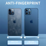 Lkblock Luxury Matte Transparent Shockproof Case for iPhone 11 12 13 Pro Max Mini XR X XS 7 8 Plus SE 2 Silicone Anti Fingerprint Cover