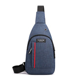 Lkblock Men Fashion Multifunction Shoulder Bag Crossbody Bag On Shoulder Travel Sling Bag Pack Messenger Pack Chest Bag For Male