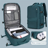 Lkblock - Carry On Backpack, Large Travel Backpack For Women Men Airline Approved Hiking Backpack Waterproof Business Laptop Daypack