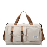Lkblock - Large Capacity Travel Duffle Bag, Portable Sports Gym Storage Bag, Carry On Weekender Bag & Overnight Bag